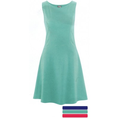 Robe en chanvtre et coton bio, sans manche et forme évasée DAISY